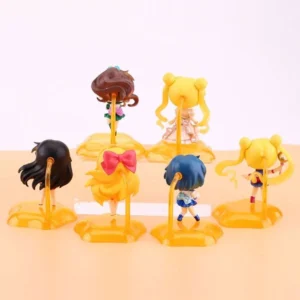 Set Figuras Sailor Scouts PT Sailor Moon Anime X 6