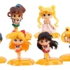 Set Figuras Sailor Scouts PT Sailor Moon Anime X 6