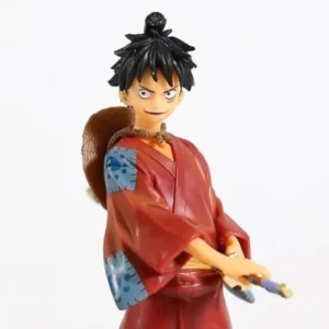 Figura One Piece Luffy Con Kimono y Espada