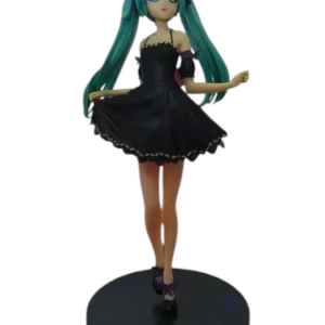 figura Hatsune Miku SEGA VOCALOID vestido negro POP